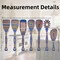Pakkawood Wooden Cooking Utensils Set 7-Piece-Wooden Spoons for cooking, Wooden Utensil set with Ergonomic Non-Slip Handles, Heat-Resistant & Stylish Cooking Spoons, Non-Stick Spoon